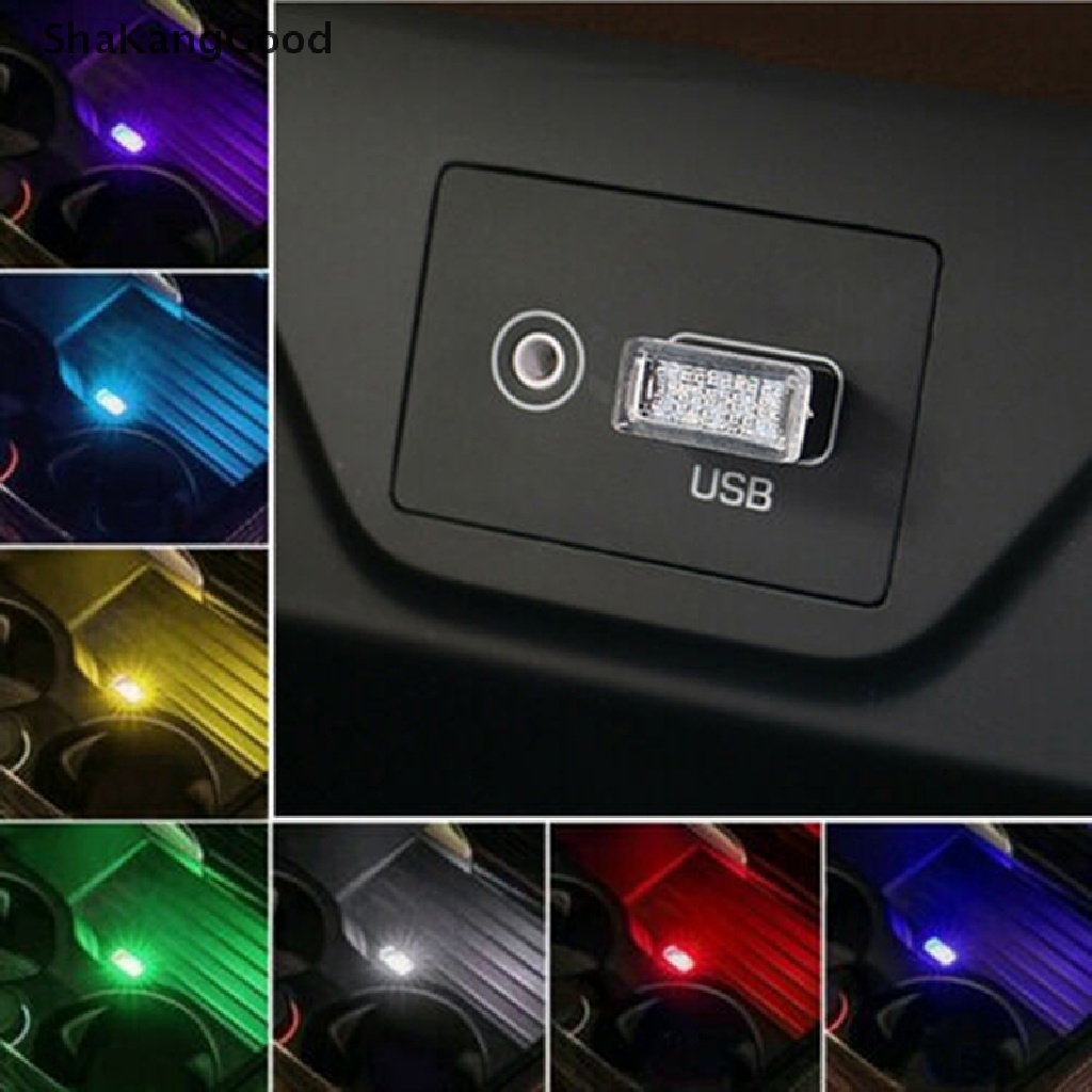 Skid Lampu Neon LED Mini USB Untuk Interior Mobil