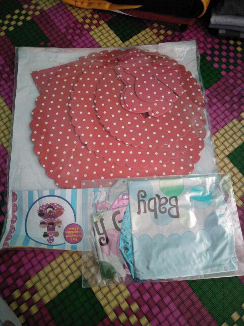 Cupcake Stand Pink - Cupcake Tier Polkadot Pink