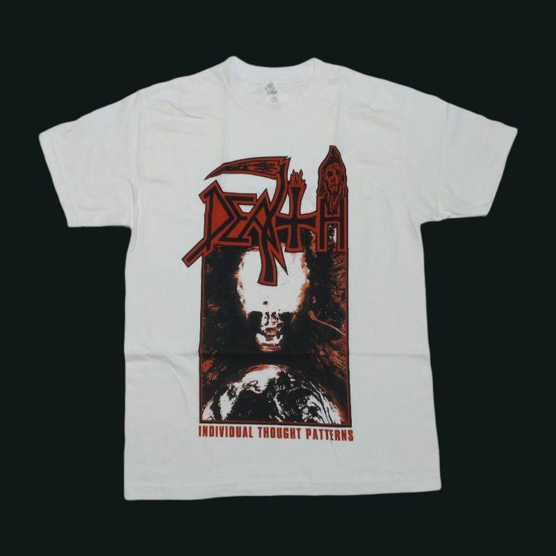 Tshirt death - individual thought patterns (white)