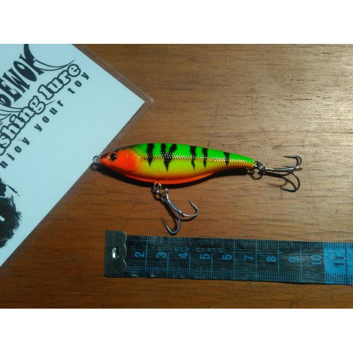 SEBILE STICK SHADD 72mm SUSPENDING (Firetiger Gold) AP-1683