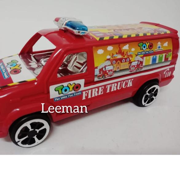 ✾ Mainan Anak Mobil Tayo Toyo Bus Truck Ambulance Polisi Pemadam ➱