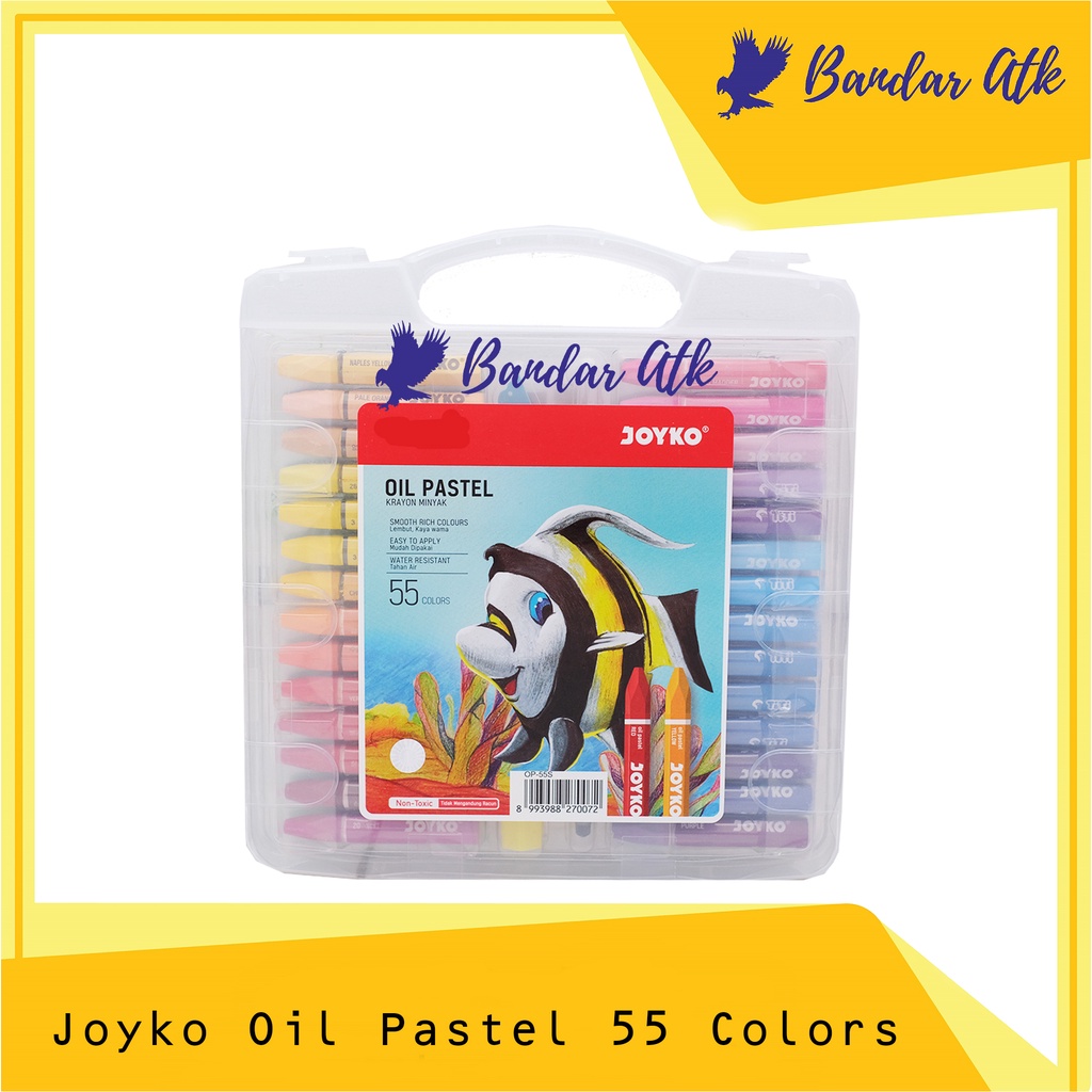 

Titi Krayon Minyak 55 Warna Crayon 55 Colors Oil Pastels [1 SET]