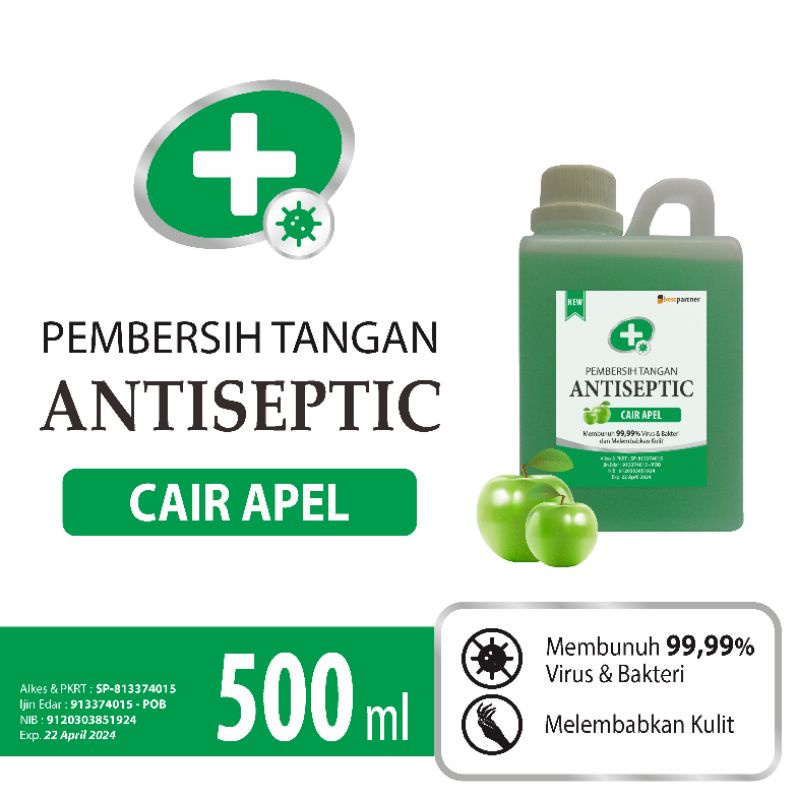 Handsanitizer antiseptic cair jerigen 500 ml aneka aroma