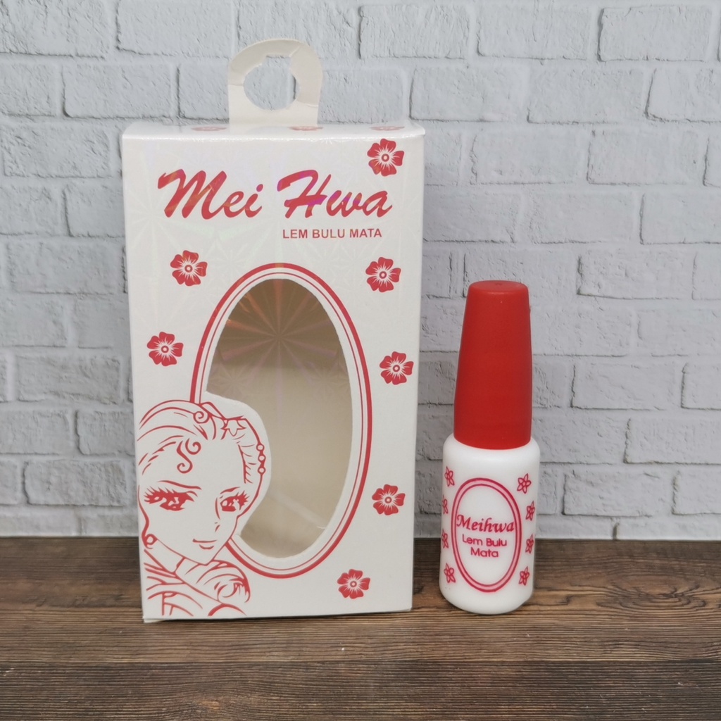 MEIHWA (✔️BPOM) Lem Bulu Mata  PUTIH 5gr ( eyelash glue putti ) MEI HWA HUA