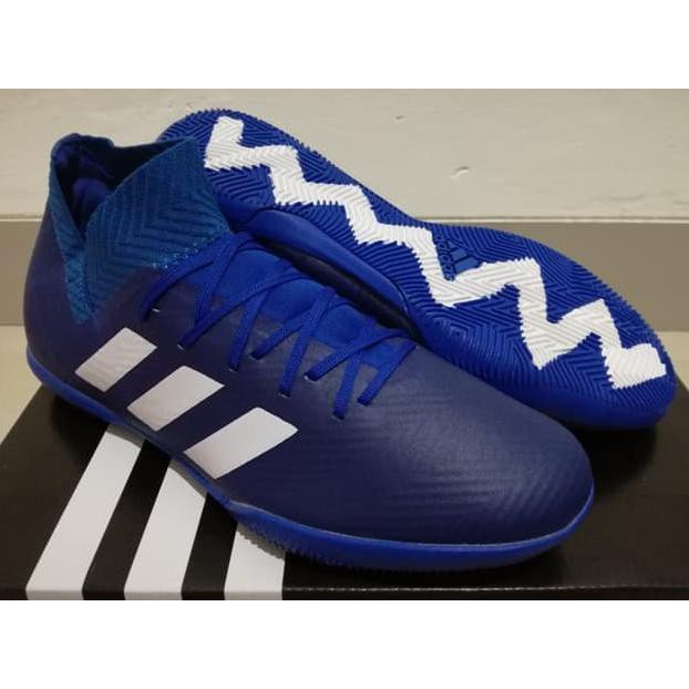 FUTSAL SHOES ORIGINAL GRADE SEPATU FUTSAL ADIDAS NEMEZIZ TANGO 18.3 BLUE KUALITAS PREMIUM