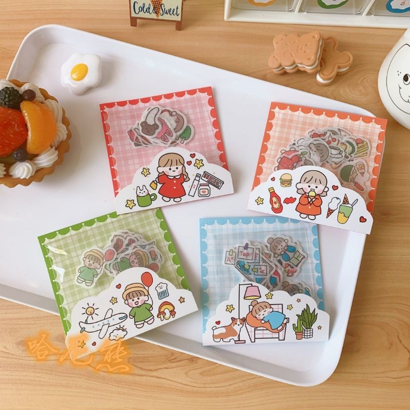 

Washi sticker kids pattern cartoon sticker washi kartun anak korea diary label hp dekor atk