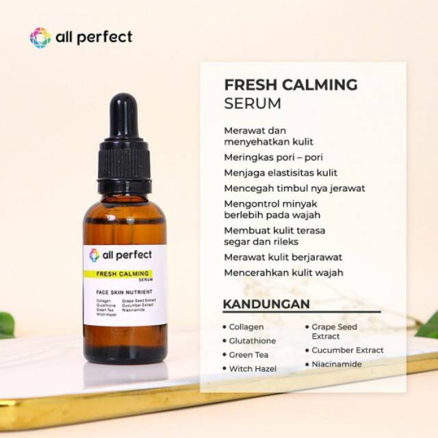all perfect fresh calming serum ingredients