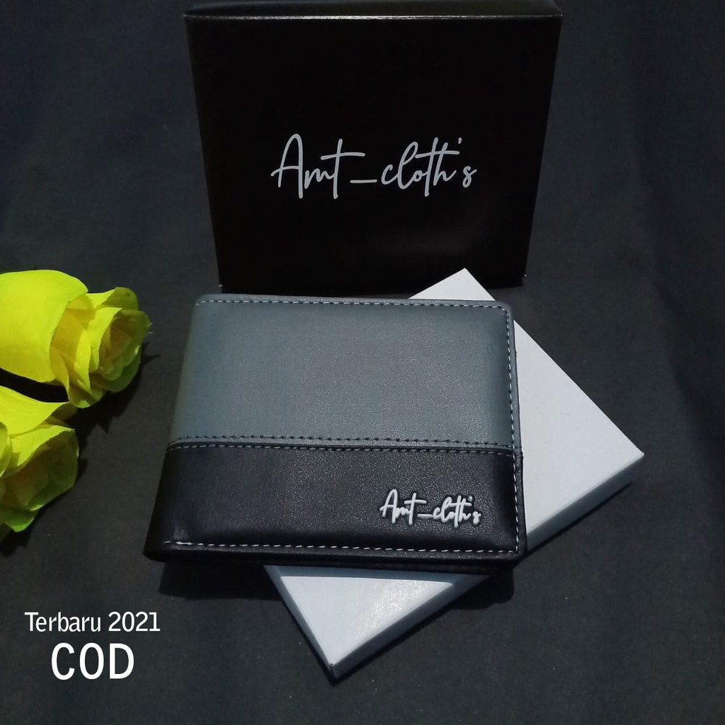 dompet pria murah lokal bahan kulit sintetis premium AMT C'Loths terbaru trending  2021