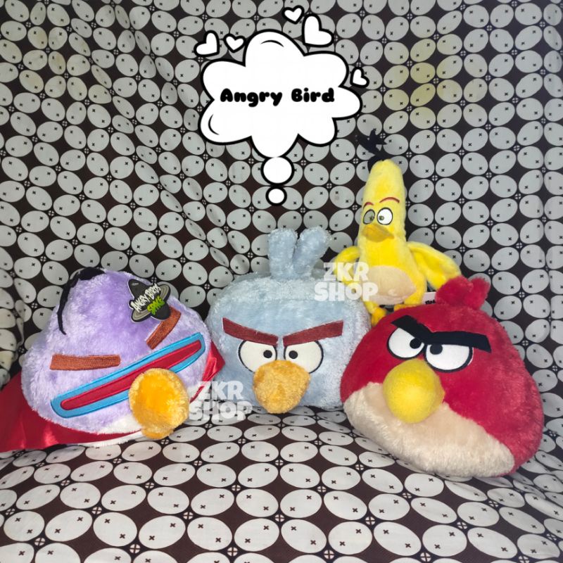 BONEKA ANGRY BIRDS ORIGINAL /BONEKA BURUNG TERBANG (ANGRY BIRDS SPACE, STARWARS)