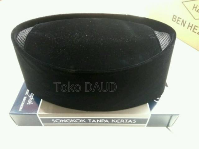 HOT DEALS Peci Songkok AWING AC Kopiah Hitam Original 100% Agen Grosir