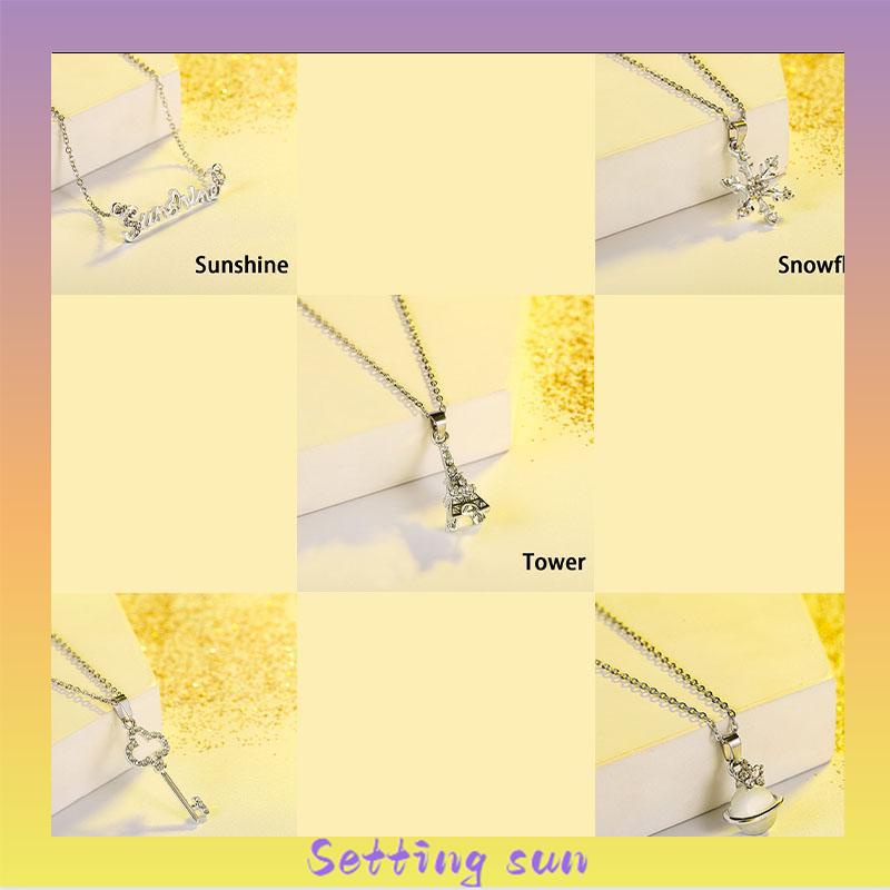 Kalung Rantai Panjang Bahan Titanium Steel Desain Gajah Gaya Vintage Serbaguna Untuk Aksesoris Pakaian TN