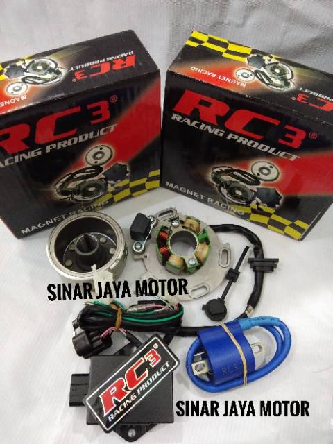 Magnet yz 125 pengapian magnet yz spul rc3 merek Rc3