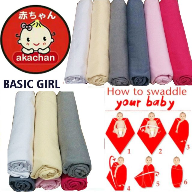 PROMO! BEDONG RAINBOW 6pcs Akachan Bedong Bayi Rainbow bdr Polos 6 merah kuning orange hijau biru ungu