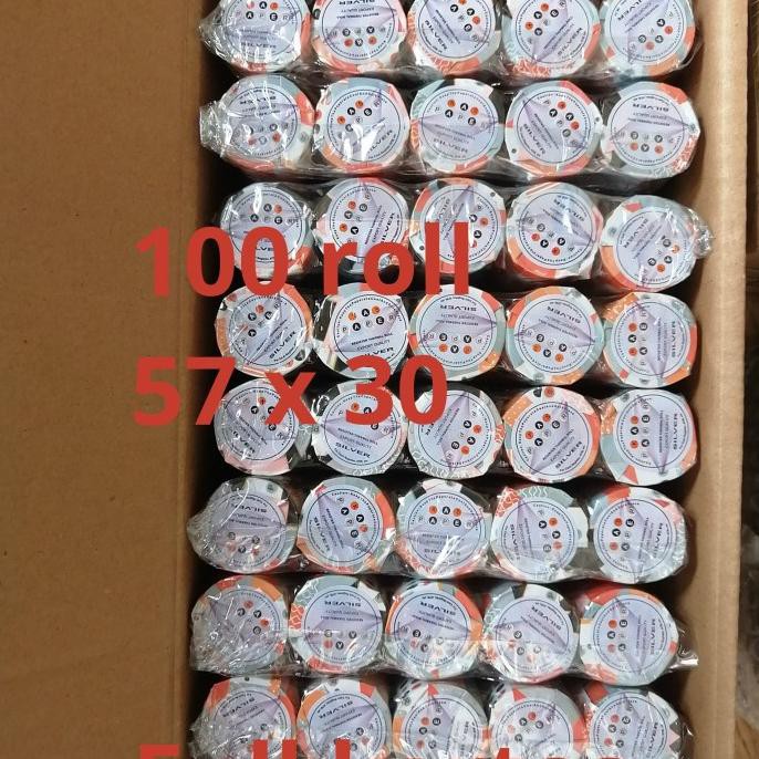 

Kertas Thermal Paper Roll 57 X 30 57X30 Coreless 1Dus