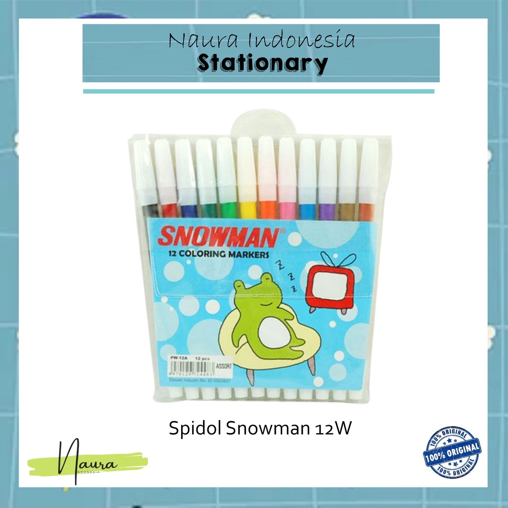 

SPIDOL SNOWMAN 12W | MARKER KECIL 12W | PW-12A
