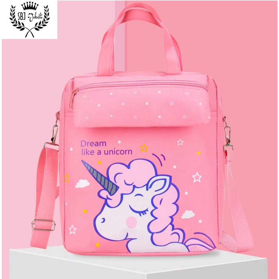 Tas sekolah / Tas Belajar / Tas Kursus / Tas Jalan jalan anak Kartun