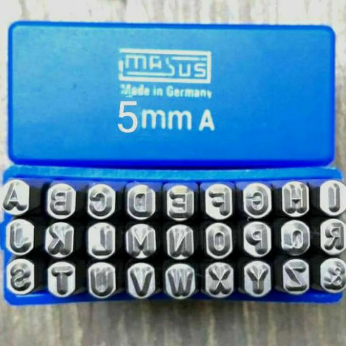 

MASUS Germany Huruf Ketok 5 Mm Stamp Punch Letter A - Z