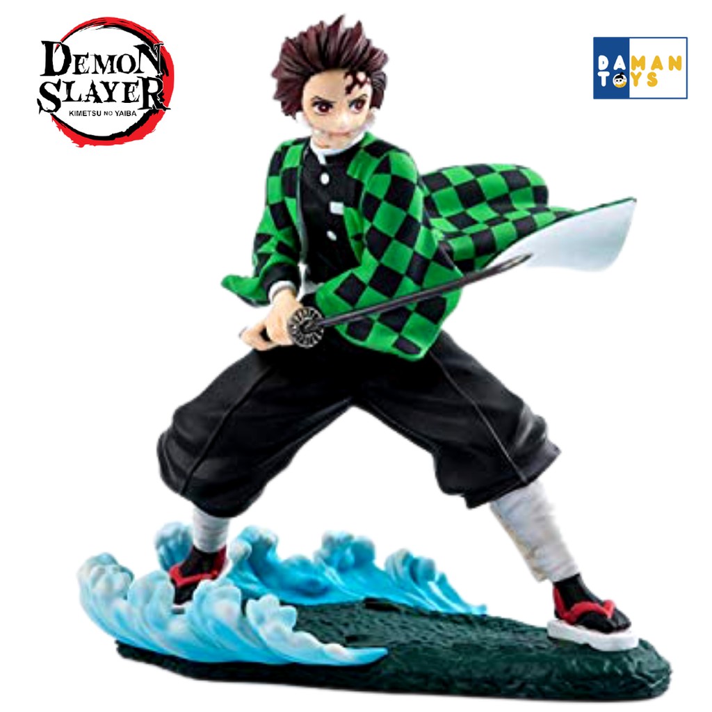 Tanjiro Nezuko Zenitsu Action Figure Kimetsu No Yaiba, Pajangan