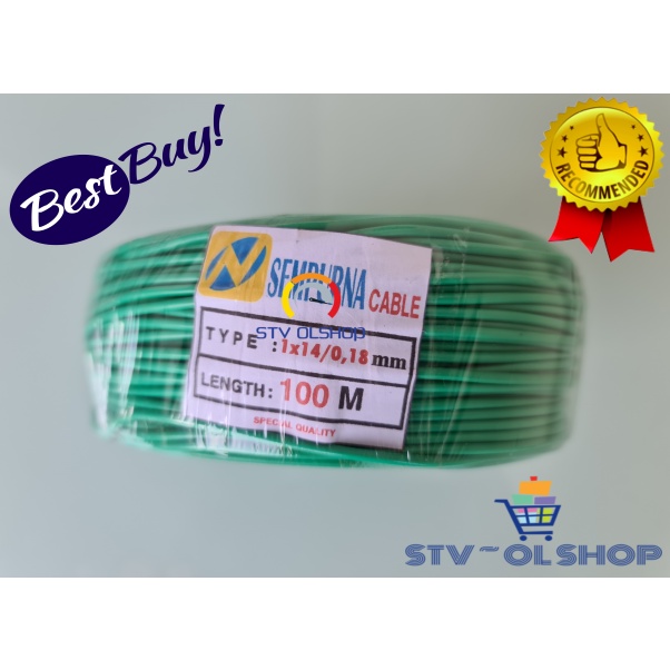 Kabel Serabut 1X14 Sempurna 0,18mm 100 mtr / Auto Ware Cable