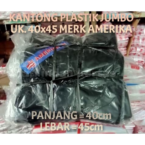 MURAH BANGET !!! KANTONG PLASTIK JUMBO AMERIKA HITAM