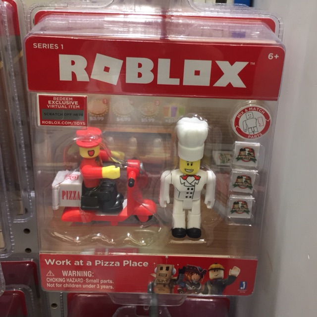 Roblox Work At Pizza Place Game Pack - details about roblox work at a pizza place builder brothers series 1 figures scooter code