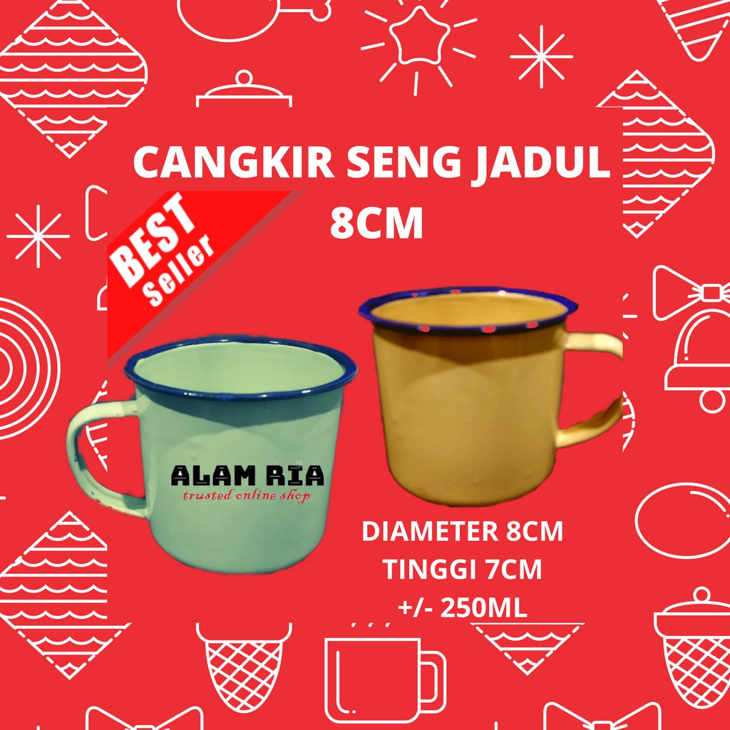 Jual Cangkir Kopi Seng Jadul Shopee Indonesia 7633