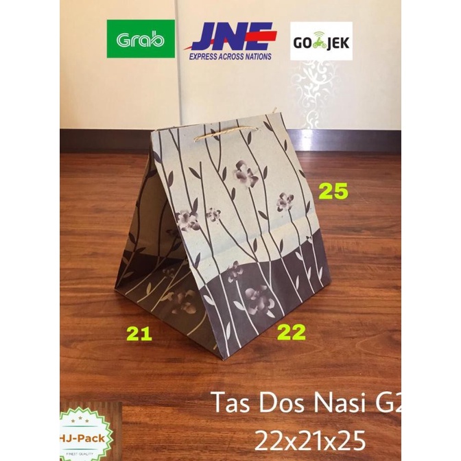 

(TERLARIS) Sale*Dijual Paperbag Dus Nasi Xl 23X24X25 Besar Tas Kertas Dos Nasi