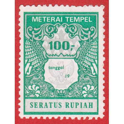 

Materai Rp 100 Pemakaian Tahun 1981 sd 1985