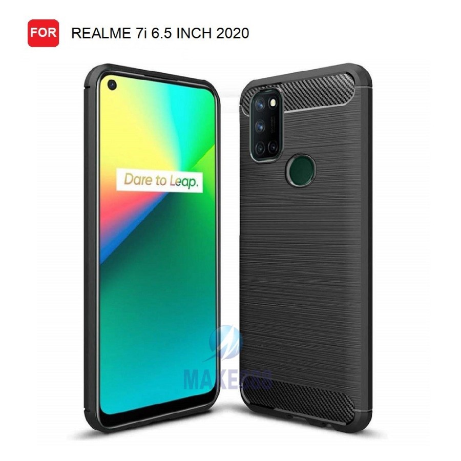 REALME 7 7i C17 7 PRO Silicon Carbon Slim Fit Soft Case Premium