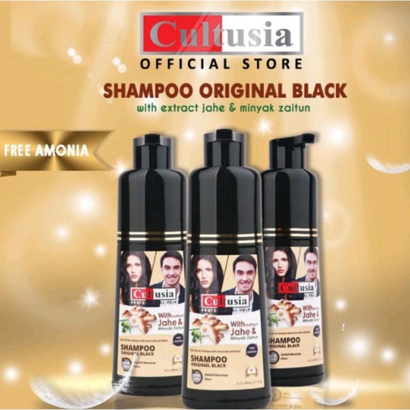 CULTUSIA SHAMPO ORIGINAL BLACK/SHAMPOO UBAN