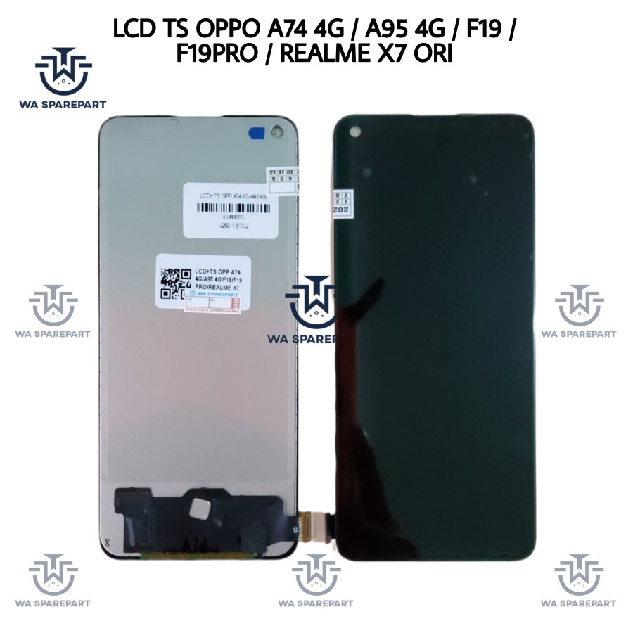 LCD TOUCHSCREEN OPPO A74 4G A95 4G / F19 / F19 PRO / REALME X7 ORI