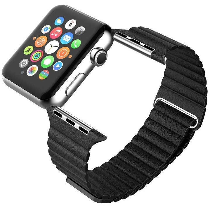 Tali Jam Apple Watch Magnetic Leather Loop Strap Band for Series 1 2 3 4 5 42mm 44mm