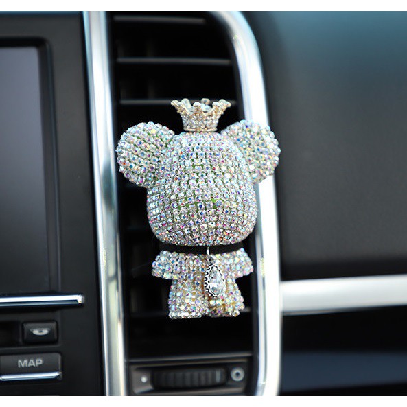 BEARBRICK FULL BLING SERIES Parfum Parfume Pewangi Pengharum Mobil JEPIT AC Excecutive Pastel