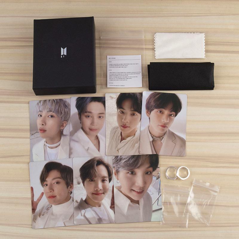 [BS] BISA COD  2Pcs Couple Ring Photo Card KPOP BTS SPEAK YOURSELF FINAL Cincin Seoul Tour Concert - KP352