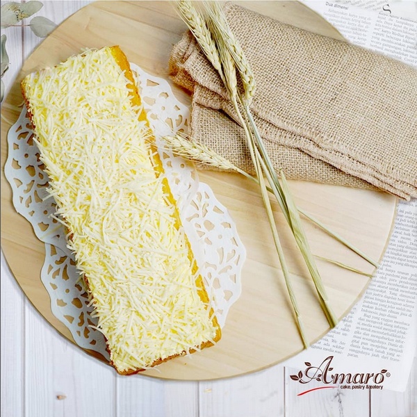 

NOGAT CAKE - CHEESE CAKE / BOLU JADU PREMIUM AMARO OLEH OLEH BANDUNG