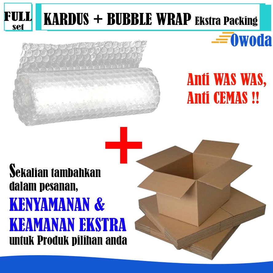 

KARDUS BUBBLE WRAP Packing Ekstra