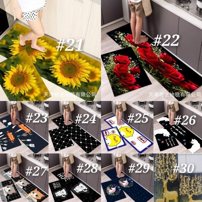 KESET DAPUR 2 IN 1 KESET DAPUR PANJANG ANTI SLIP KESET DAPUR KAKI