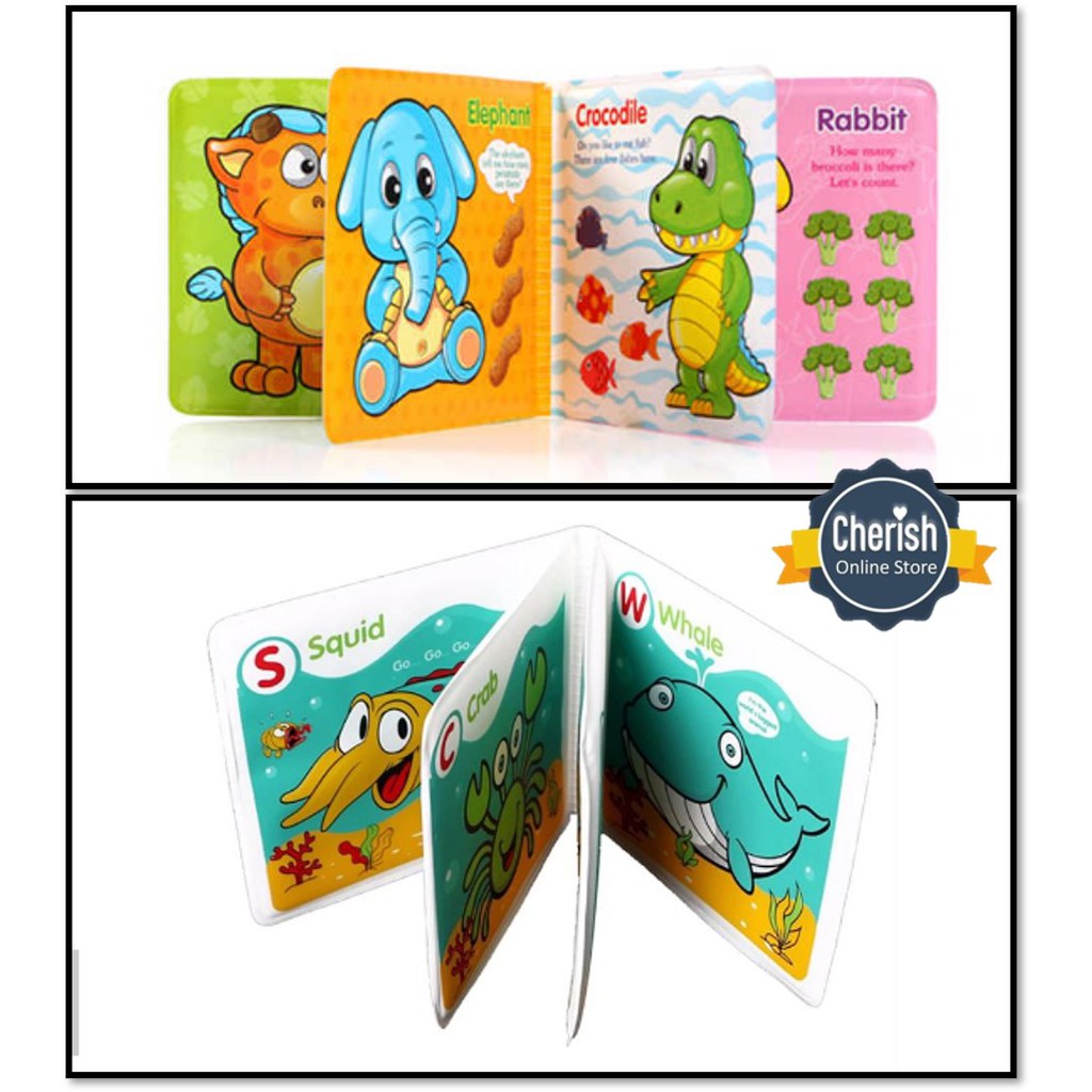 BATH BOOK - Bathbook Bayi - Buku Mandi - Buku Mainan Mandi Bayi - Mainan Edukasi BK-001