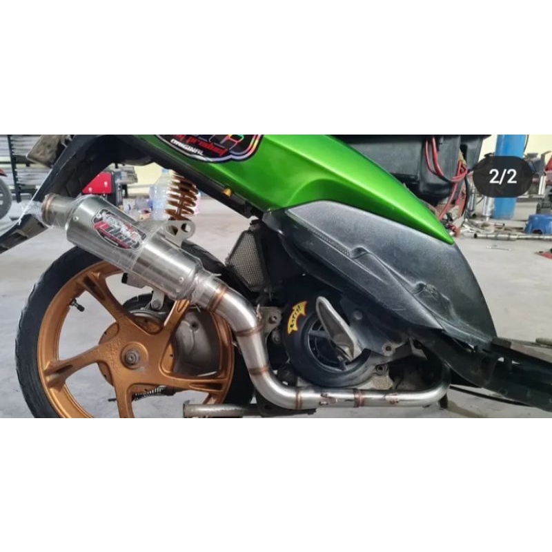 Knalpot PDRC Mio sporty Rc7 garansi product 2 tahun