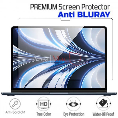 Anti Gores Blue Ray Radiasi Screen Guard Protector Macbook Air M2 M3 M4 13.6 Inch 2022 2024 2025