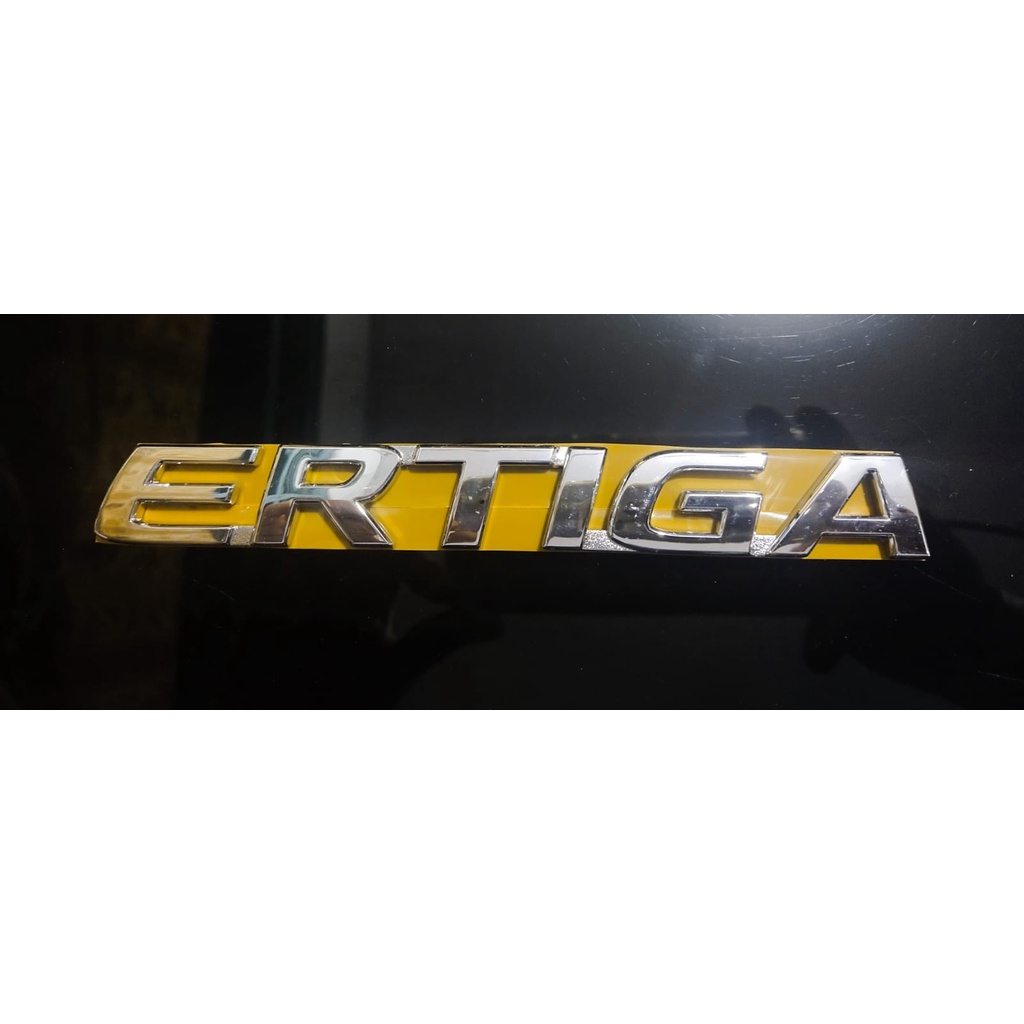 Emblem Logo Tulisan Ertiga Chrome Original