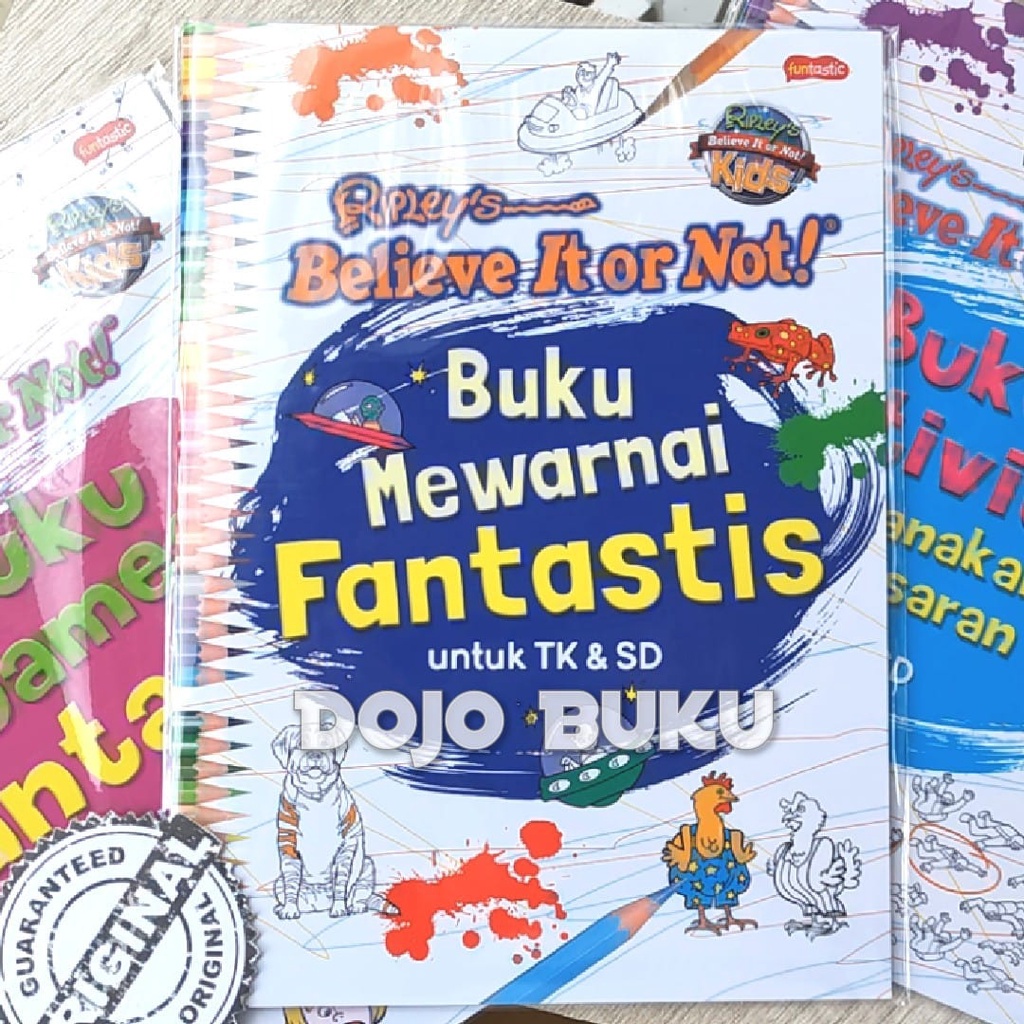 Buku Seri Ripley’s Believe It or Not! Kids Buku Aktivitas untuk Anak-Anak