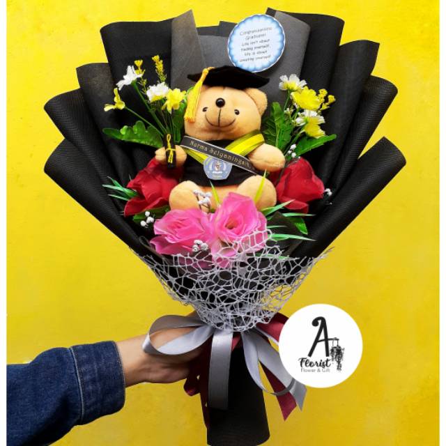 Buket Boneka Wisuda Buket Bunga Wisuda Shopee Indonesia