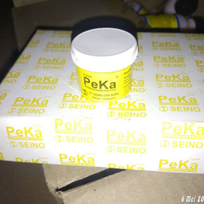 PK PEKA PERMANGANAS KALIKUS OBAT KULIT JAMUR GATAL BIRU ISI 5GR KUNING 2GR OBAT KORENG LUKA