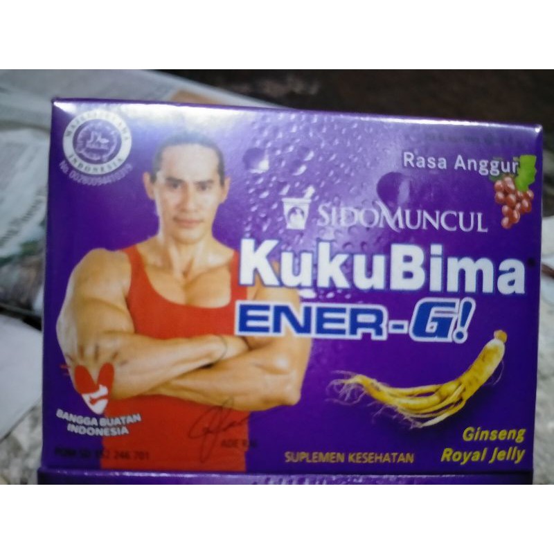 Kuku Bima Energi Drink Ungu, box kecil.