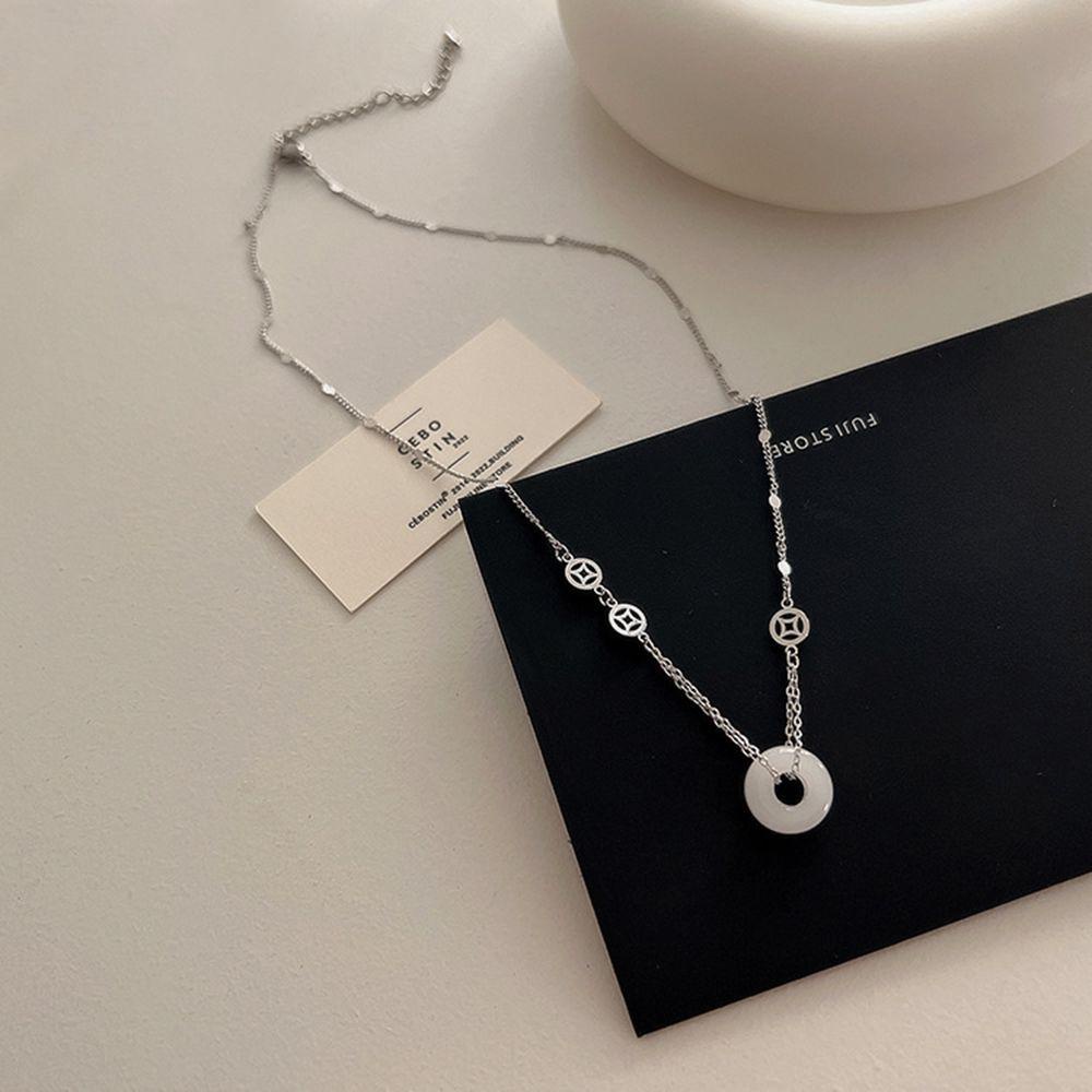 Agustina Kalung Keren Indah Sederhana Hadiah Kerah Rantai Perempuan Choker Gadis Wanita Rantai Klavikula