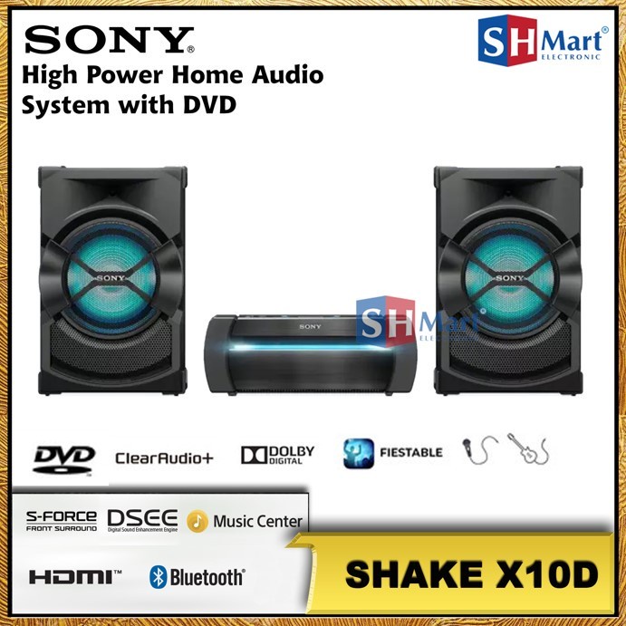 SONY AUDIO SPEAKER SHAKE-X10 SHAKEX10 SHAKEX10D SHAKE-X10D (MEDAN)