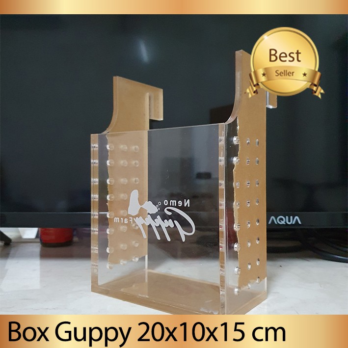 Box Guppy 20x10x15cm -3mm-Bening