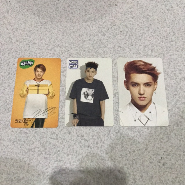 EXO - Kris Official Photocard PC