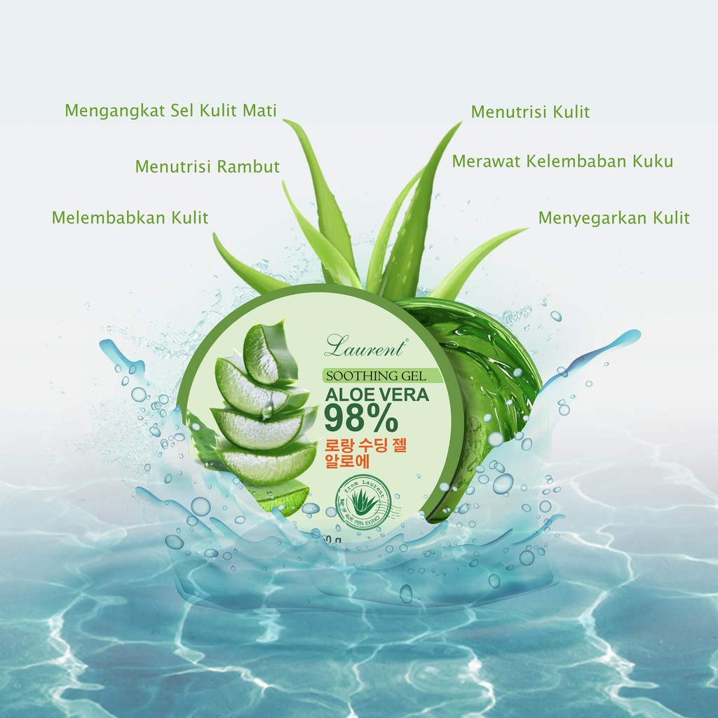 Laurent Soothing Gel Aloe Vera 250gr